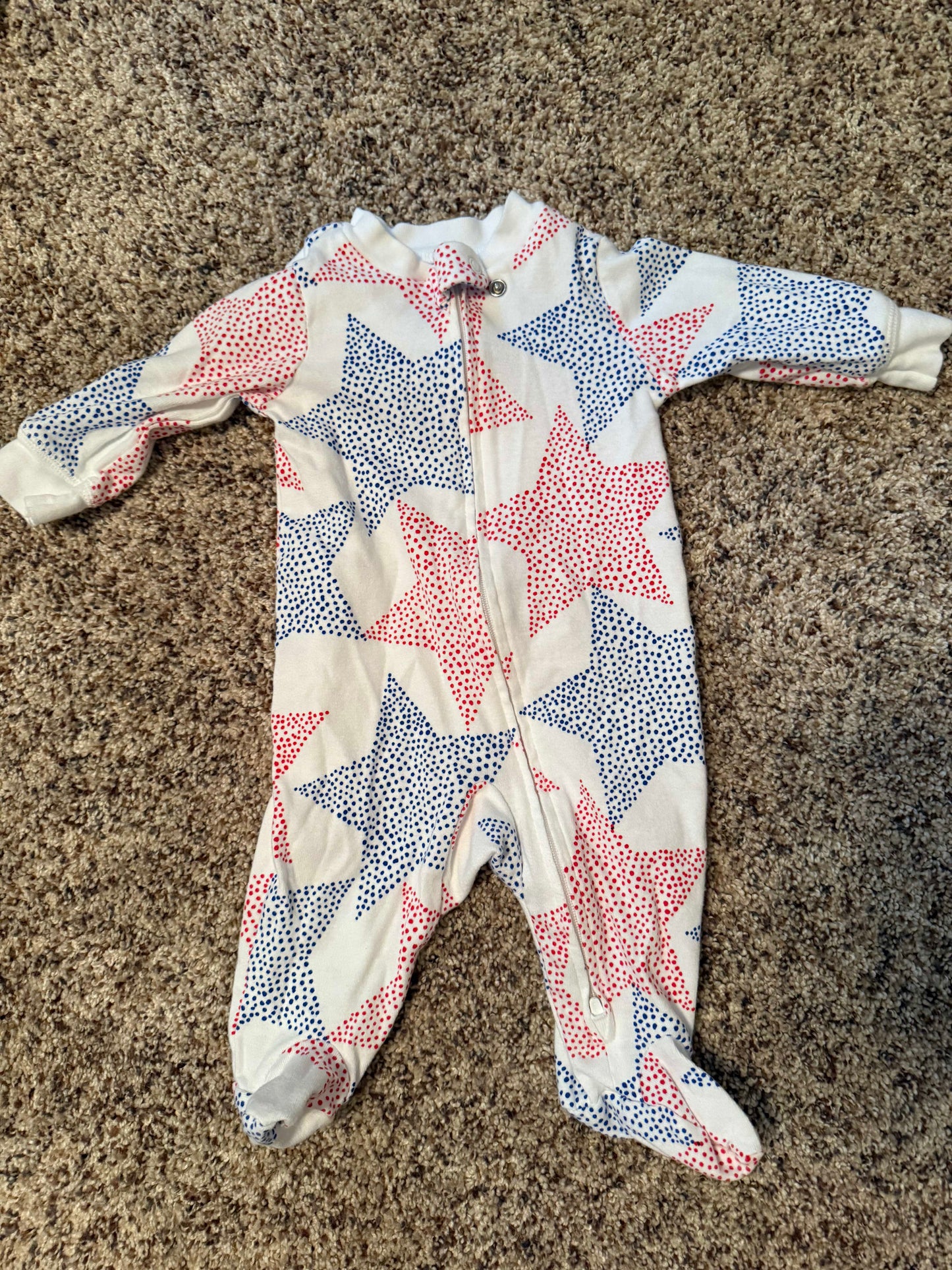 SELLER #6 Carters 3M Patriotic Sleeper