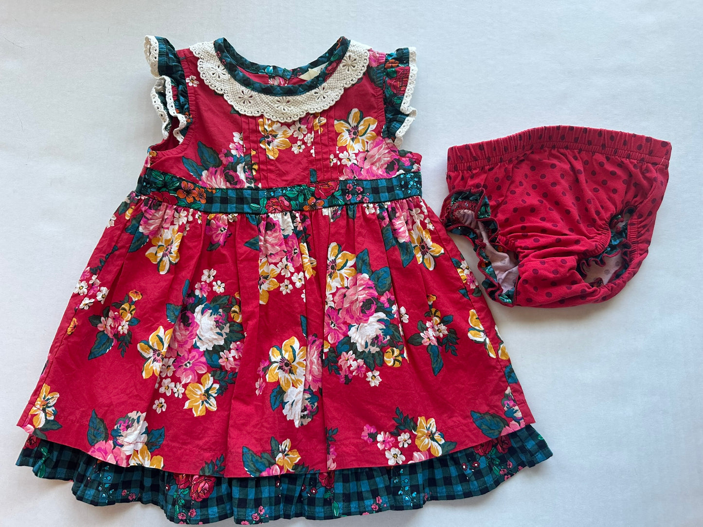 #88 6-12M Matilda Jane  dress with bloomers