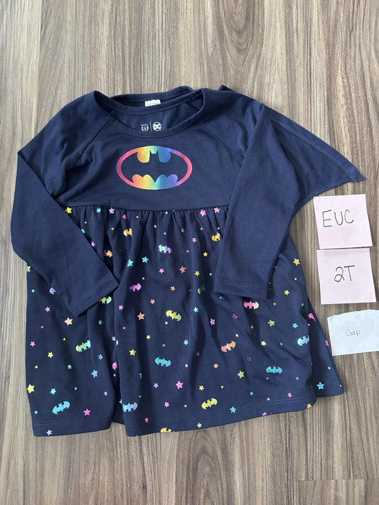 #138 - 2T EUC Gap Batman Dress