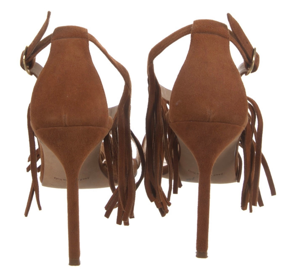 #52 - Manolo Blahnik - "Chaos" Suede Fringe Sandals | IT38 - Women's Shoes, Heels