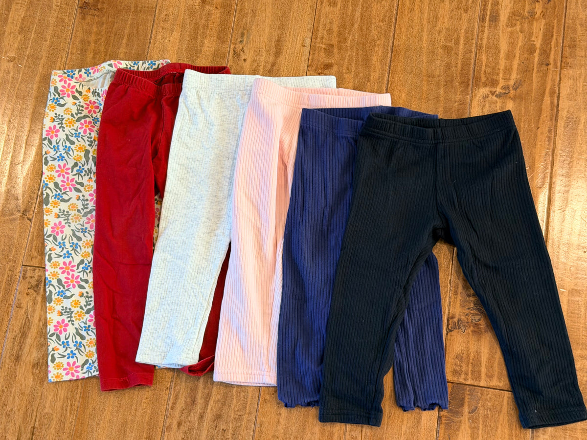 #99 girls Carter’s and cat and Jack legging bundle size 3