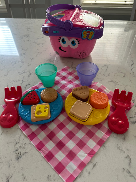 Seller 42, LeapFrog Shapes/Sharing Picnic Basket