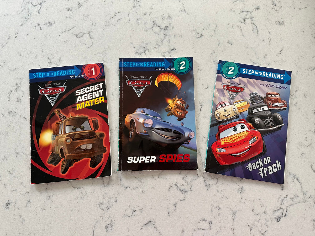 Seller 42, Step Into Reading Cars Books (3)