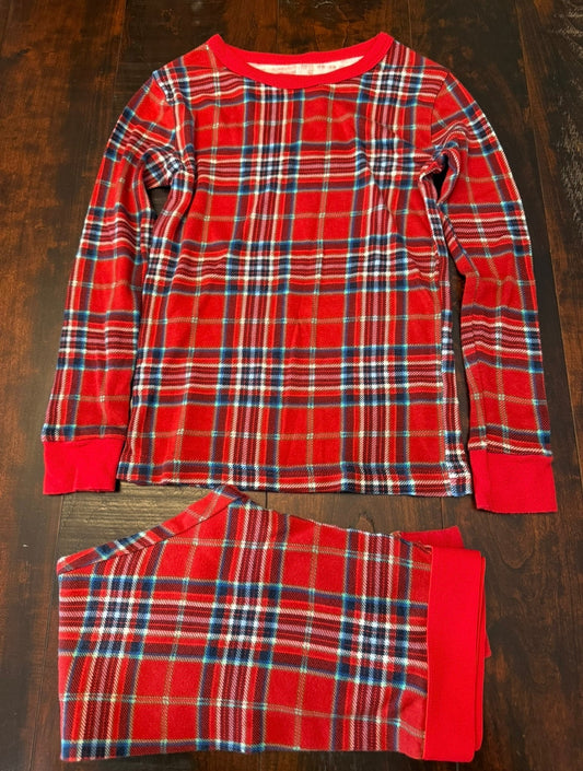 #83 Wonder Shop Plaid Christmas Holiday Pajamas - Size 6