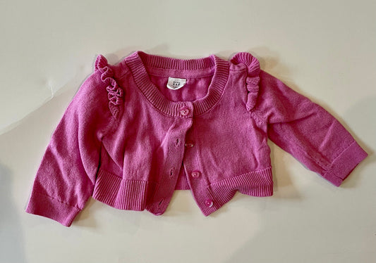 GAPshort pink cardigan size 6 months
