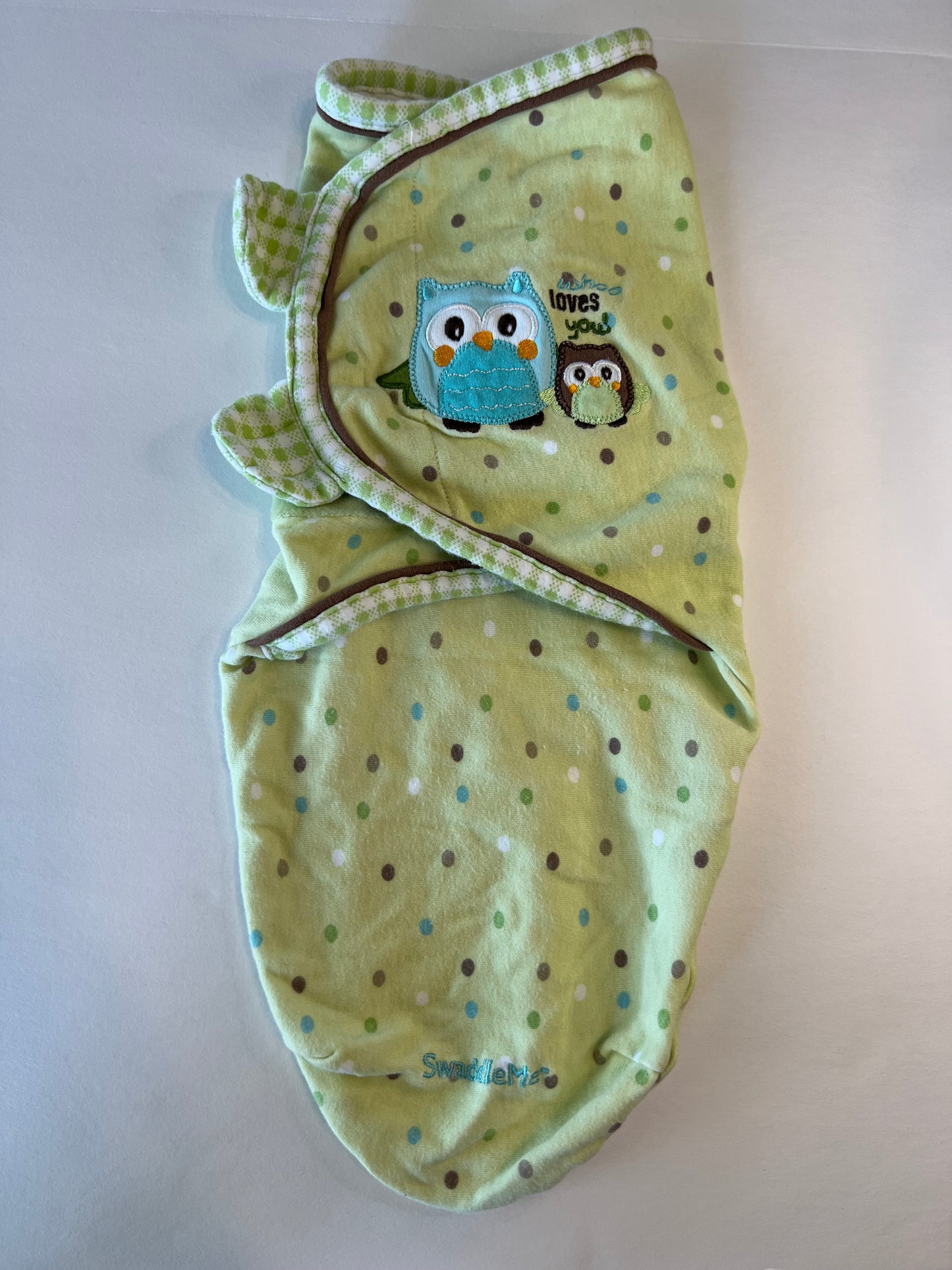 Swaddle me Gender neutral owl size small