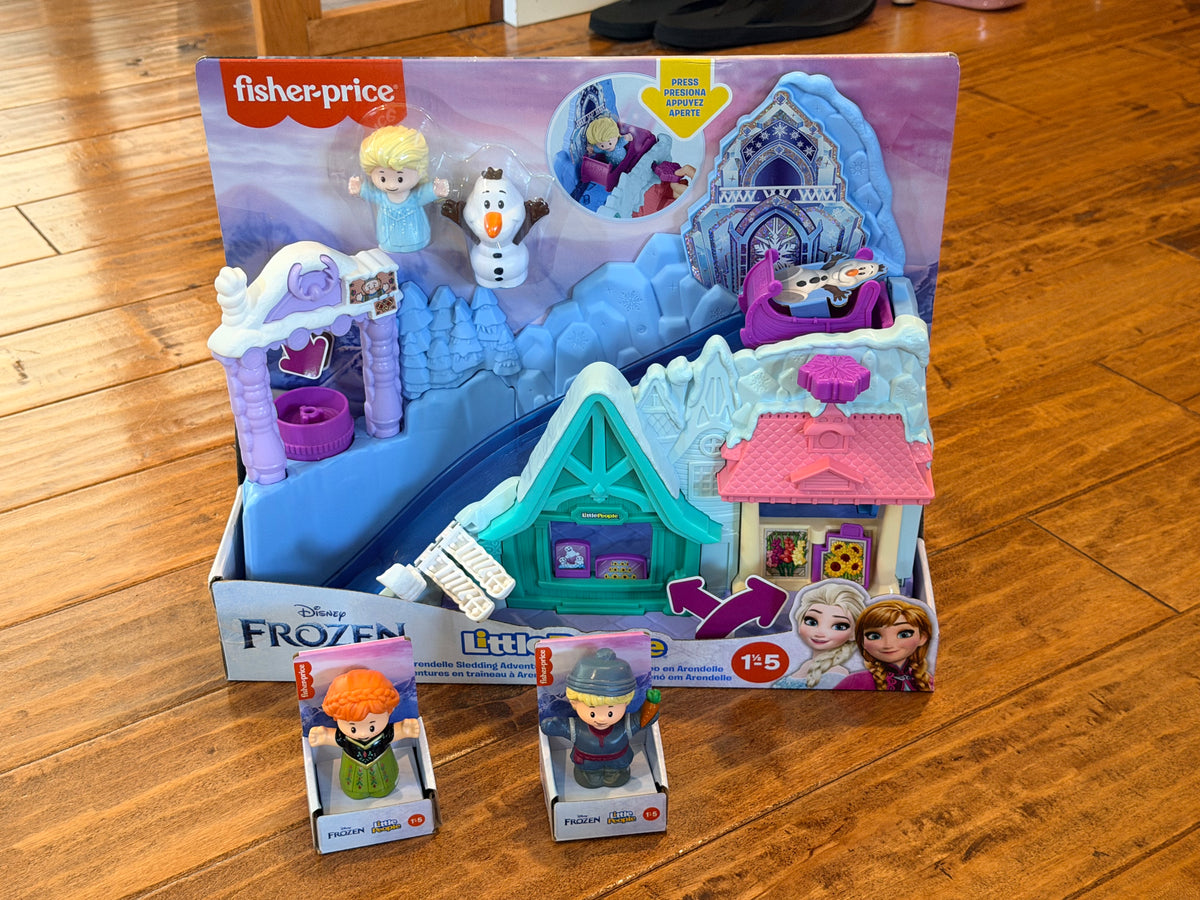 #99 little people frozen set plus 2 characters new