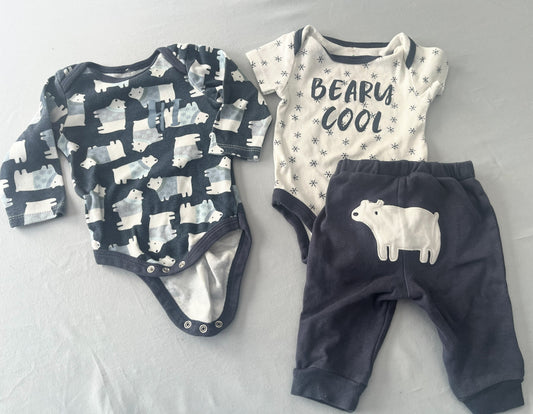 #211 REDUCED 3m Polar Bear Pants Set