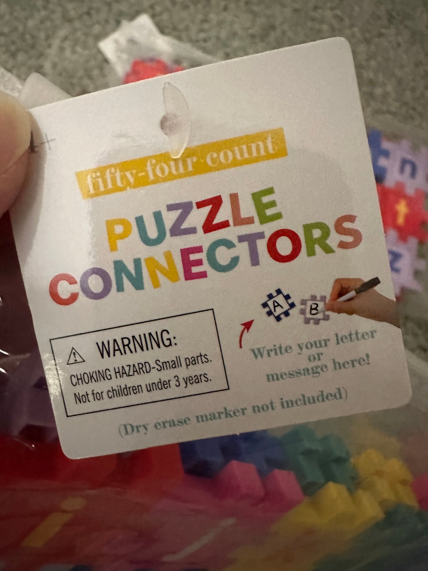 #91B Puzzle Letter Connectors