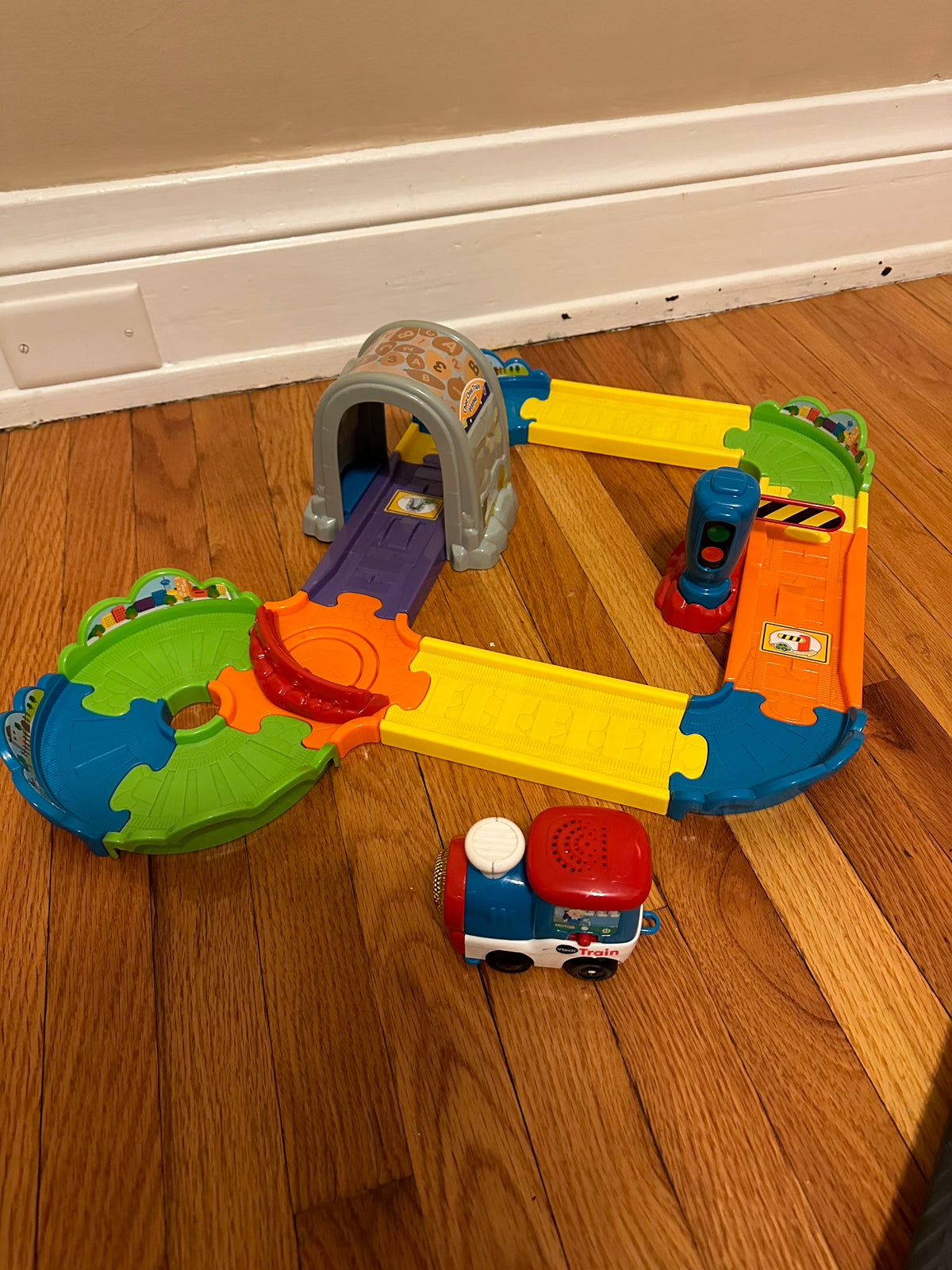 Seller 42, VTech Go! Go! Smart Wheels Train Track Set, EUC
