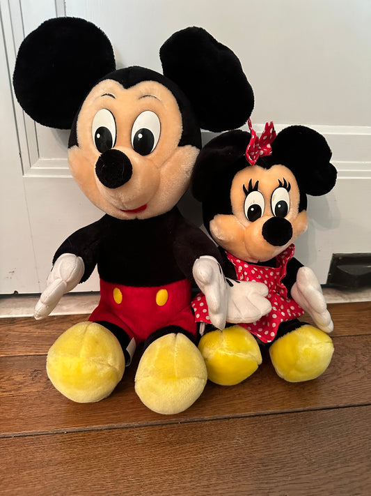 Mickey and Minnie Stuffed Animals