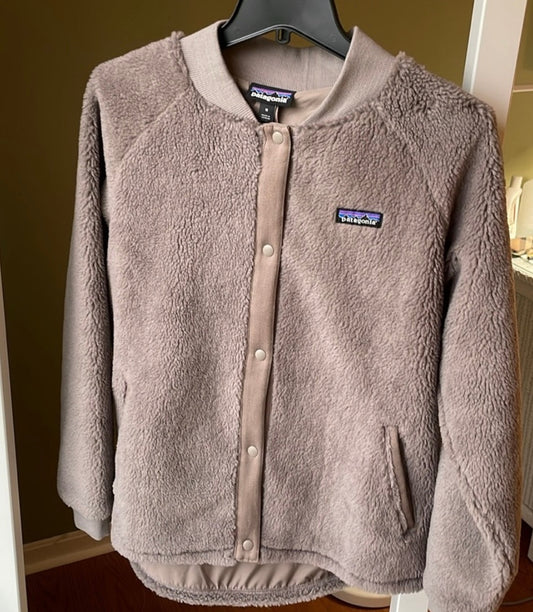#42 REDUCED Patagonia Woolyster Pile Bomber Jacket Women's Size Medium