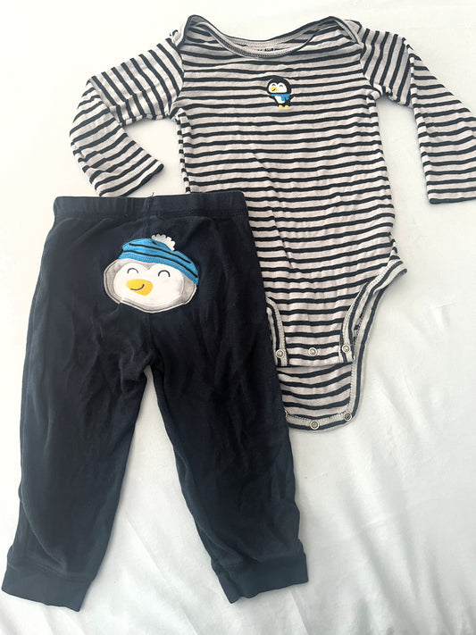 #211 Carters 18m Penguins Pants Outfit