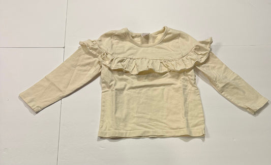 #141 Girls 100 4T Hanna Andersson Ruffle Long Sleeve
