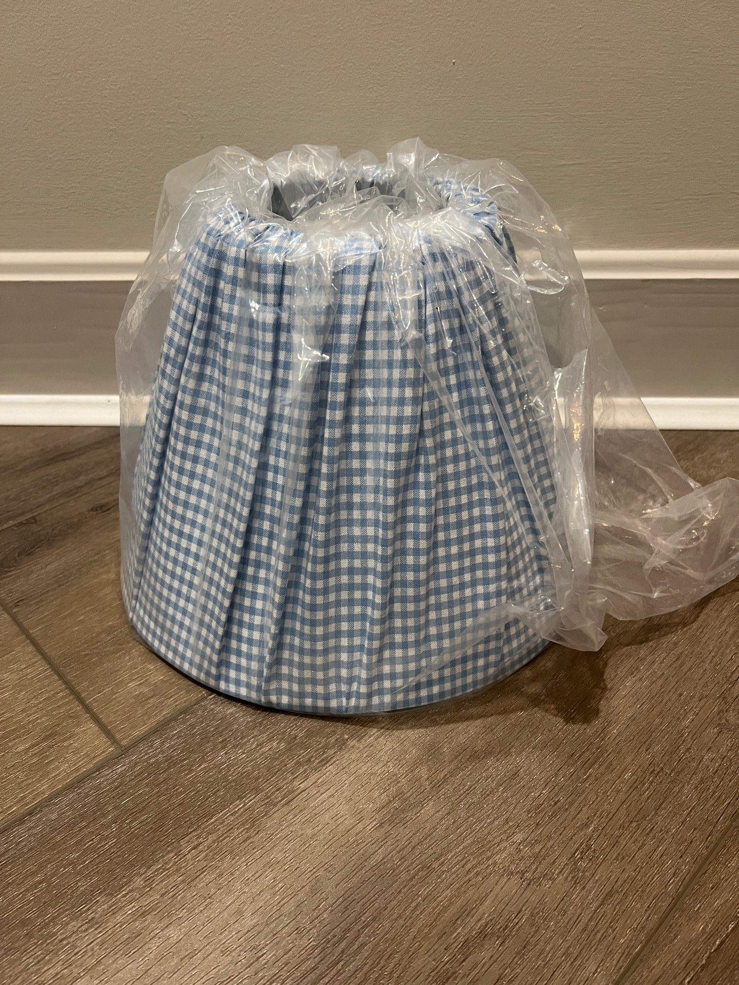 Blue and white lamp shade, NWOT