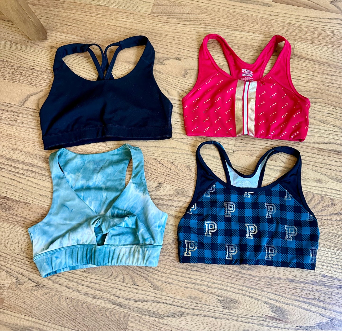 #198- Women’s, Sports Bras, set of 4- Size Small