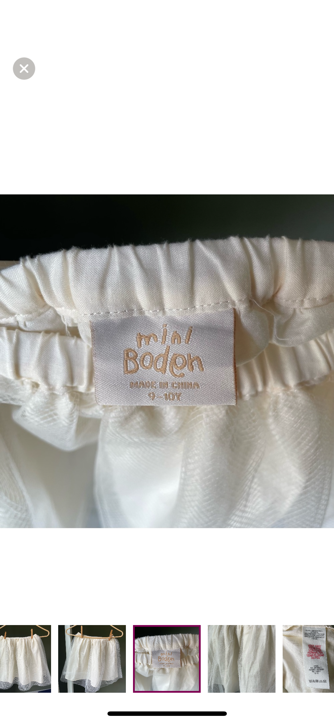 #42 REDUCED Mini Boden Tule Skirt Girls Size 10