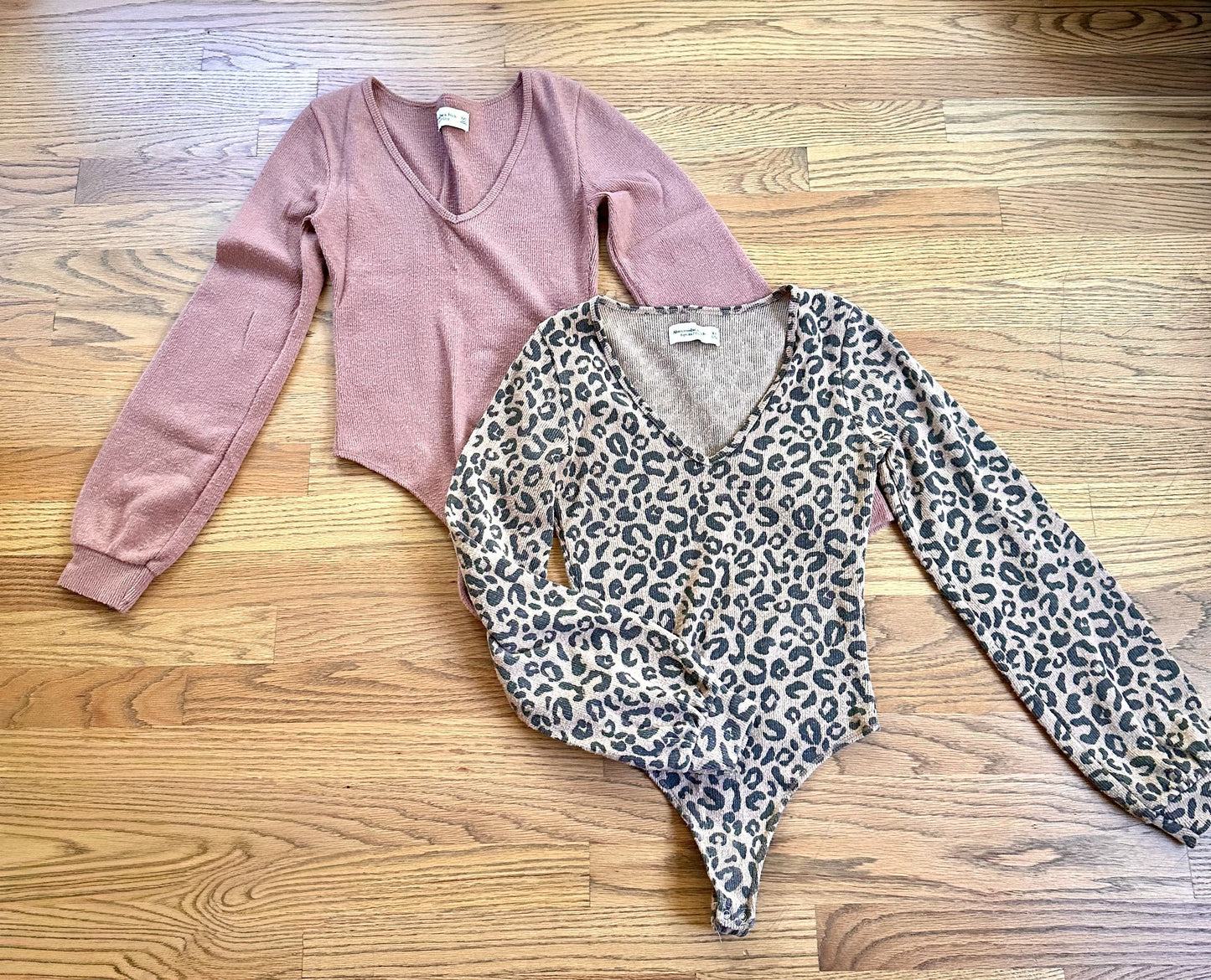 #198- Women’s, Abercrombie & Fitch, Set of 2 “Soft & Cozy” Body Suits- Size XXS