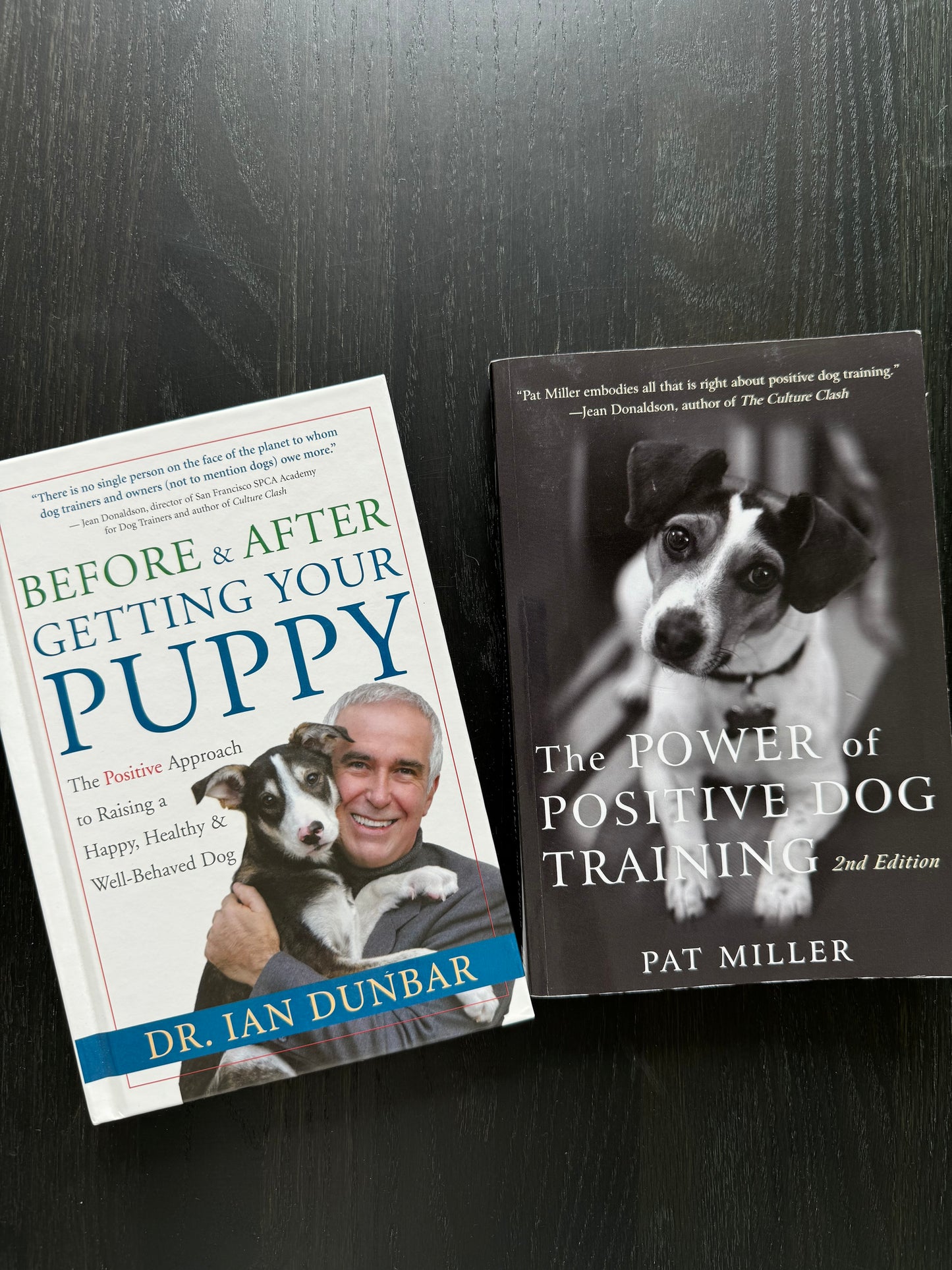 REDUCED #60B, Puppy training book bundle: Before & After Getting Your Puppy + The Power of Positive Dog Training