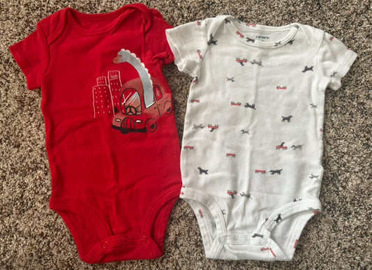 SELLER #6 Carters 3M (2) Onesies
