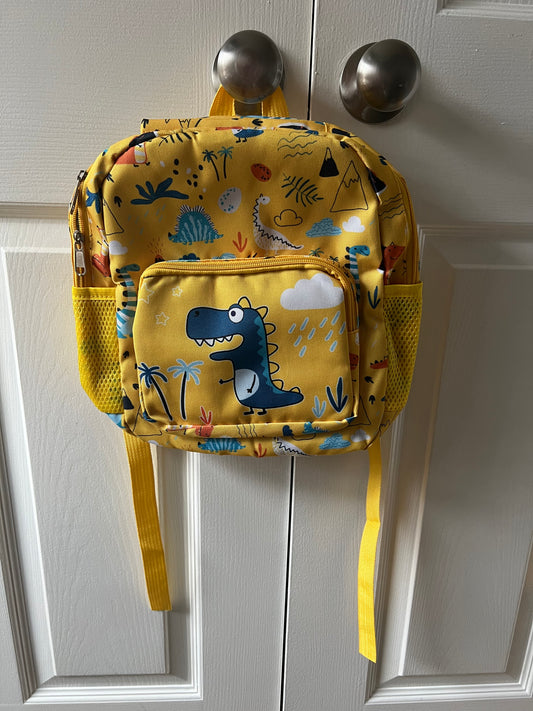 **REDUCED** NWOT Yellow Toddler / Preschool Dino Backpack