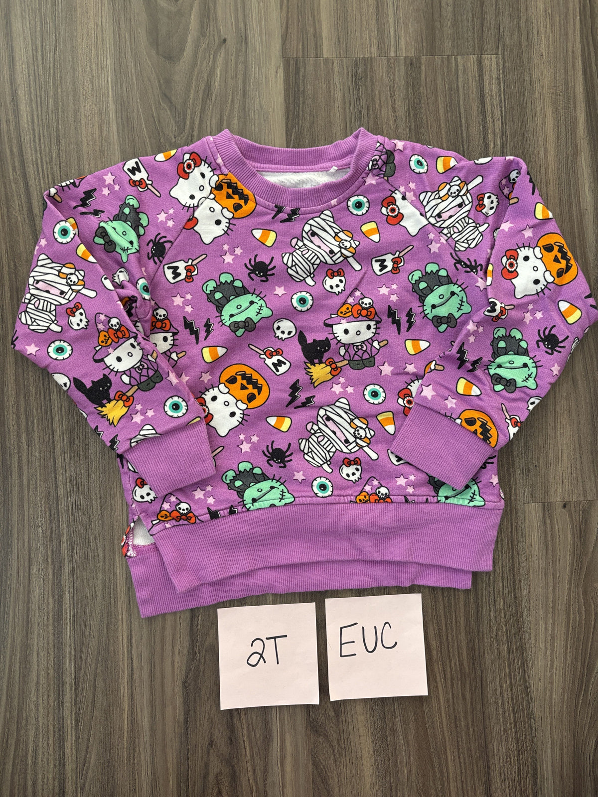 #138 - 2T EUC Bamboo Charlie's Project Hello Kitty Mummy Sweatshirt
