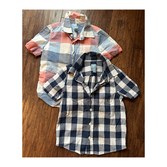 #218 sz4 Gap button shirts