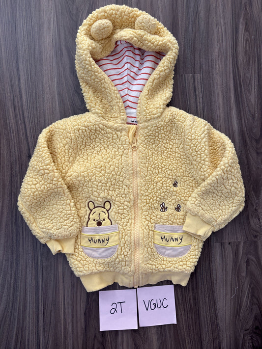 #138 - 2T VGUC Bamboo (little sleepies) pooh jacket