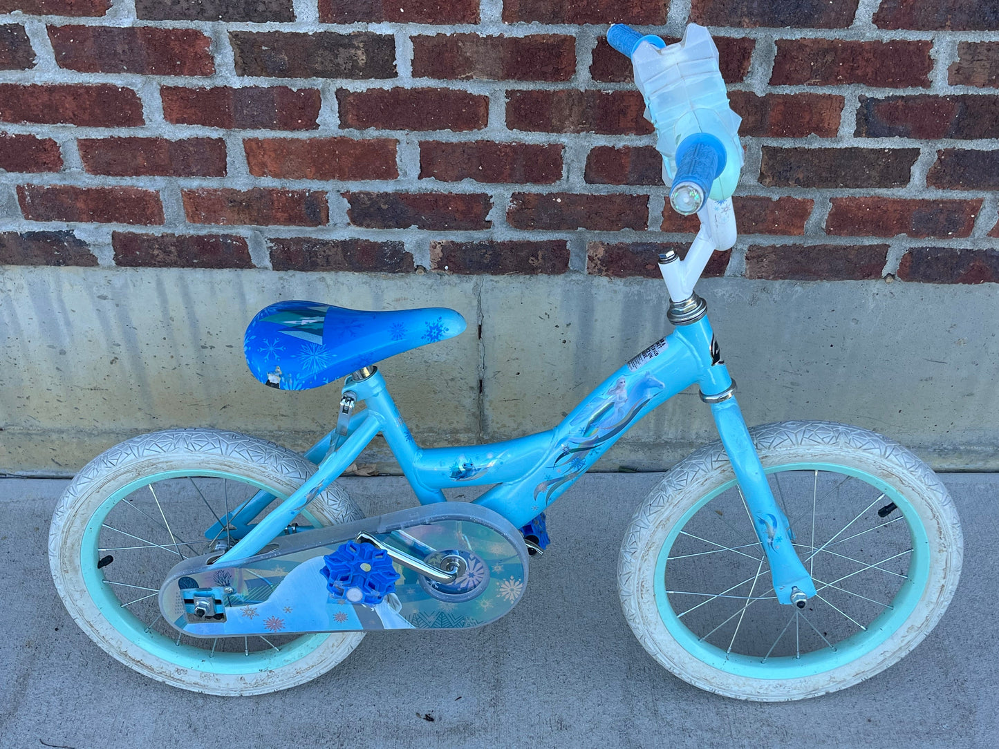 Seller number 25. 16 inch girls bike.