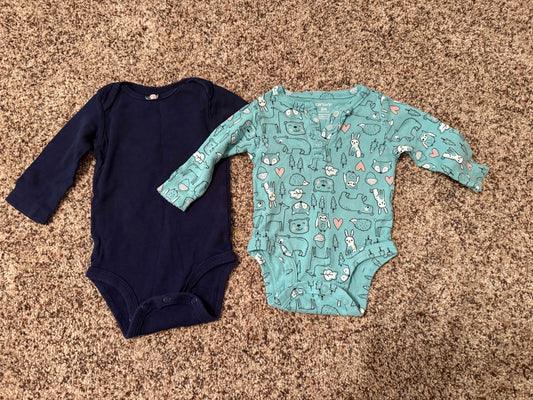 SELLER #6 Carters 3M (2) Long Sleeve