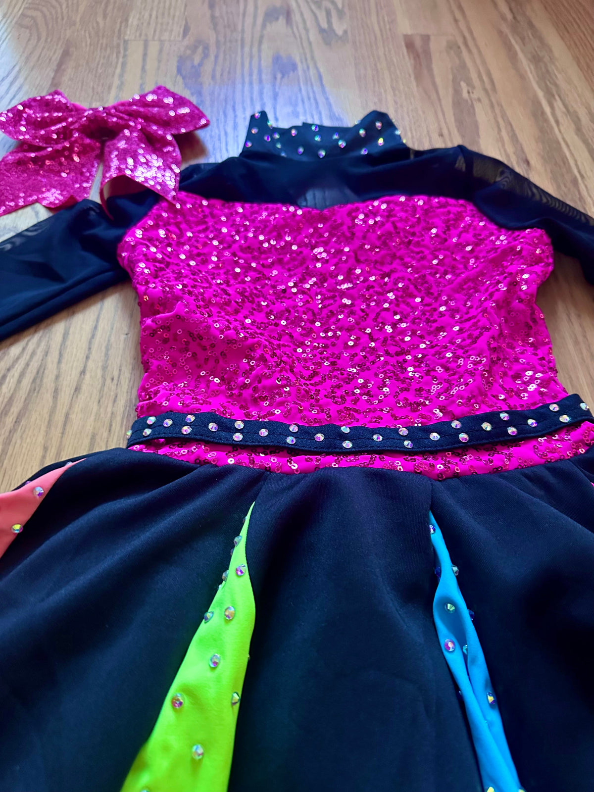 #98- Girls, Weissman, Colorful Dance Costume- Size 5/6