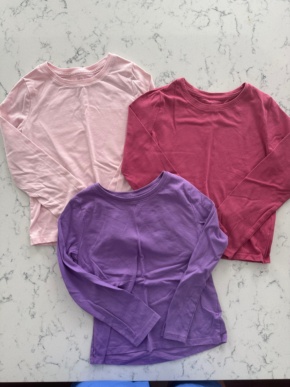 Seller 42, Wonder Nation Cotton Tee Bundle, Pink/Purple, Girls Size 6