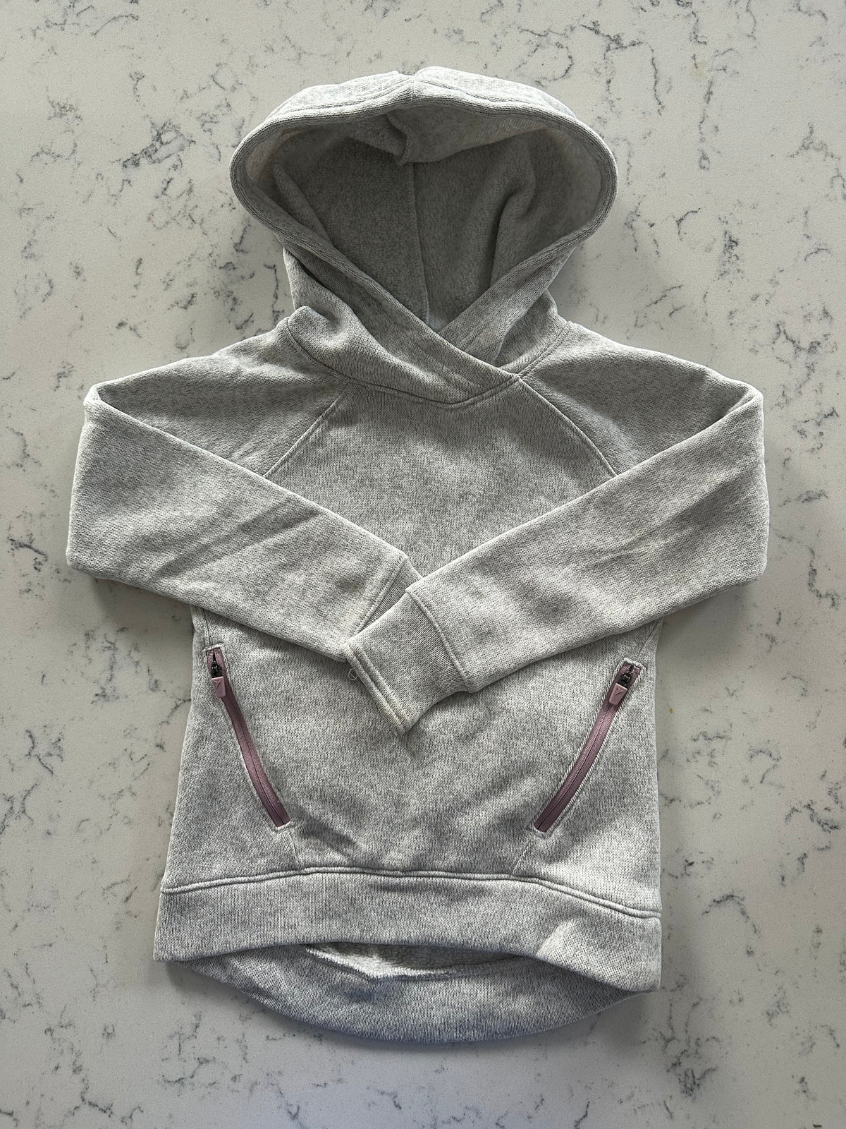 Seller 42, Old Navy Active Hooded Sweatshirt, Gray, Girls XS (5)