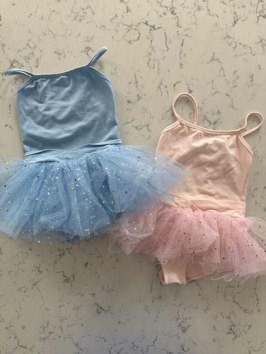 Seller 42, Ballet Tutu Set, Pink/Blue, Girls 2t