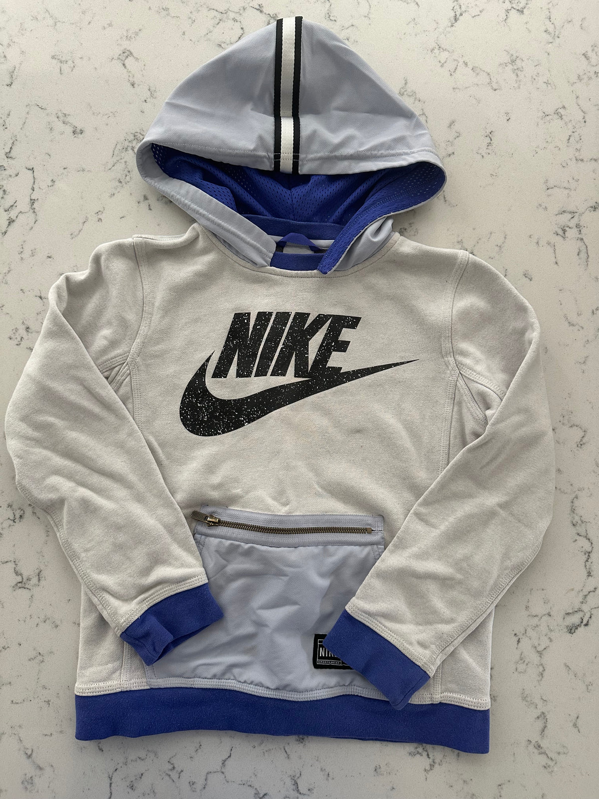 Seller 42, Nike Hooded Sweatshirt, Blue, Boys M