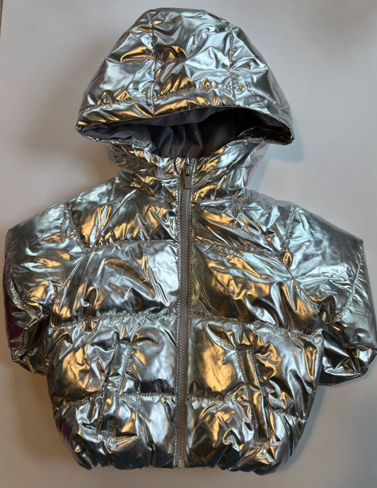 Seller #18 Old Navy Metallic Silver Coat 18M - 24M Reduced