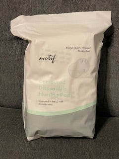 Motif individually wrapped disposable nursing pads, missing 1 pair