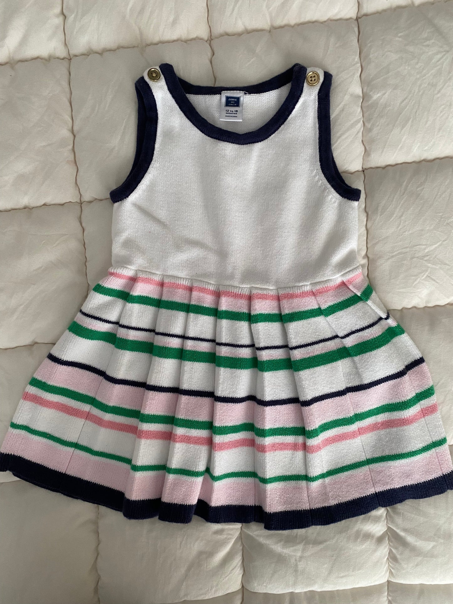 Seller 37 Janie and Jack 12-18 mo sweater dress