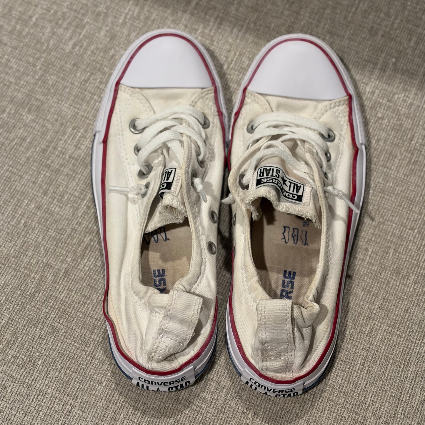 WOMENS size 7 off white Converse