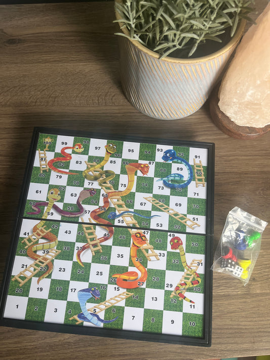 Seller #14 Snakes n’ Ladders Magnetic Travel Game EUC