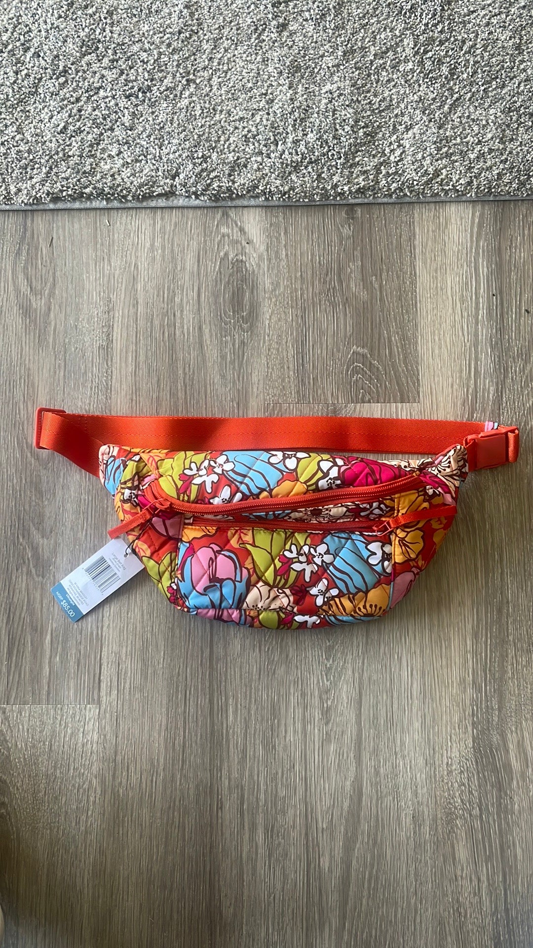 #116 NWT Vera Bradley large Belt bag in Midday Garden Print