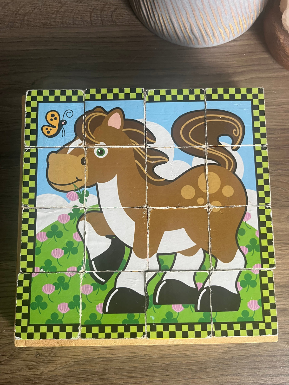 Seller #14 Melissa & Doug Farm Animal Cube Puzzle 6 Puzzles in 1! VGUC
