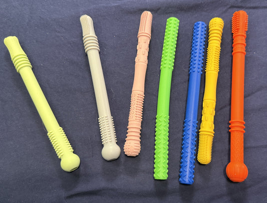 #103 Teething straw set of 7