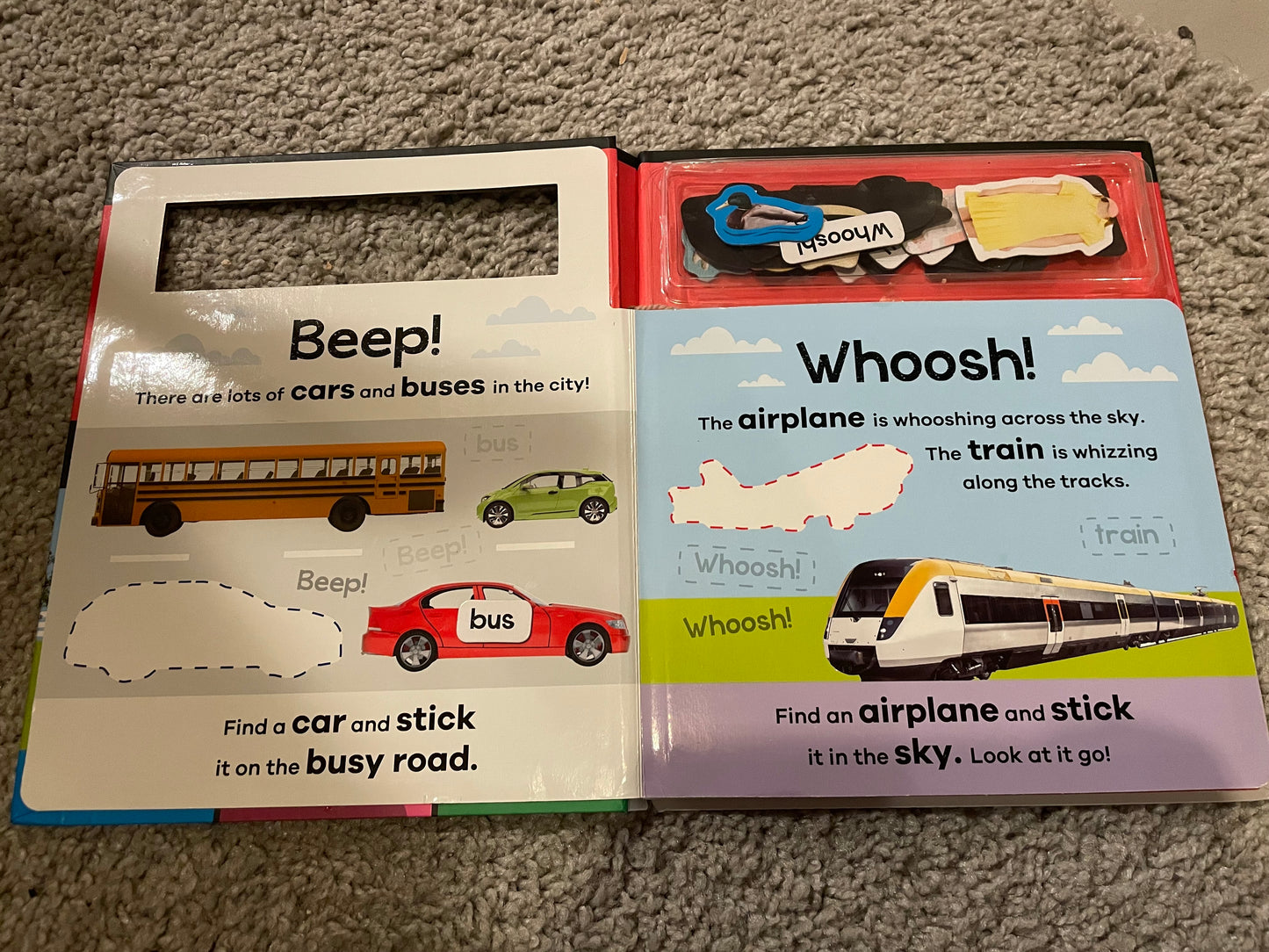 Play & Learn Magnetic First Words Book