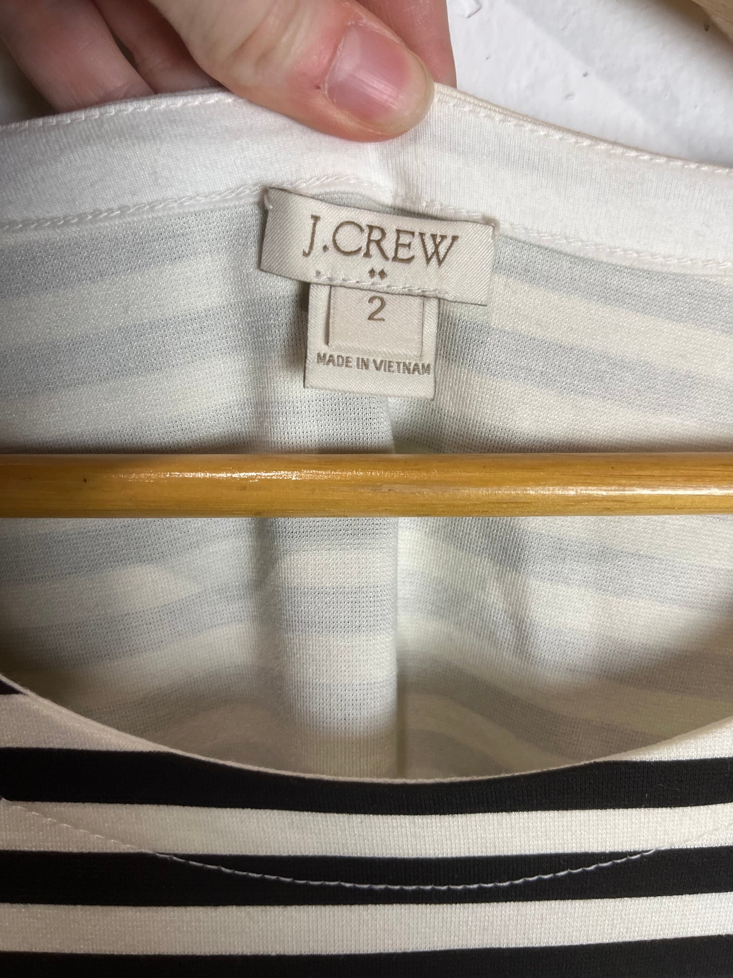 19 - J. Crew Striped Pocket Dress