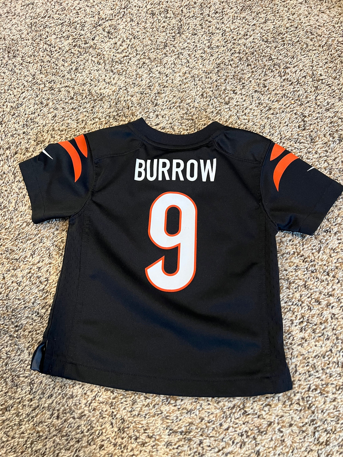 Seller #184 - Boys 3T -  Nike Bengals Joe Burrow #9 Black Game Jersey - EUC