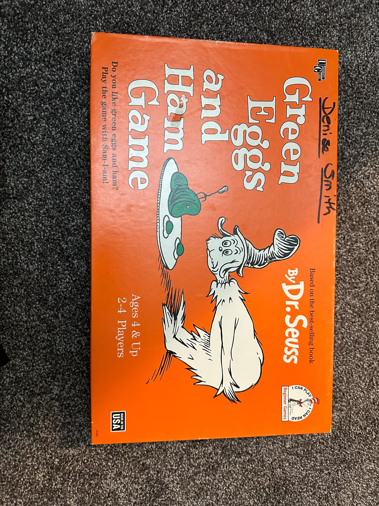 Dr. Seuss Green Eggs and Ham Game