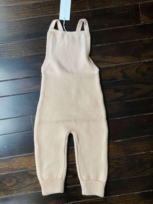 #117, Girls 2T, Jamie Kay cream knit long romper / jumper, New
