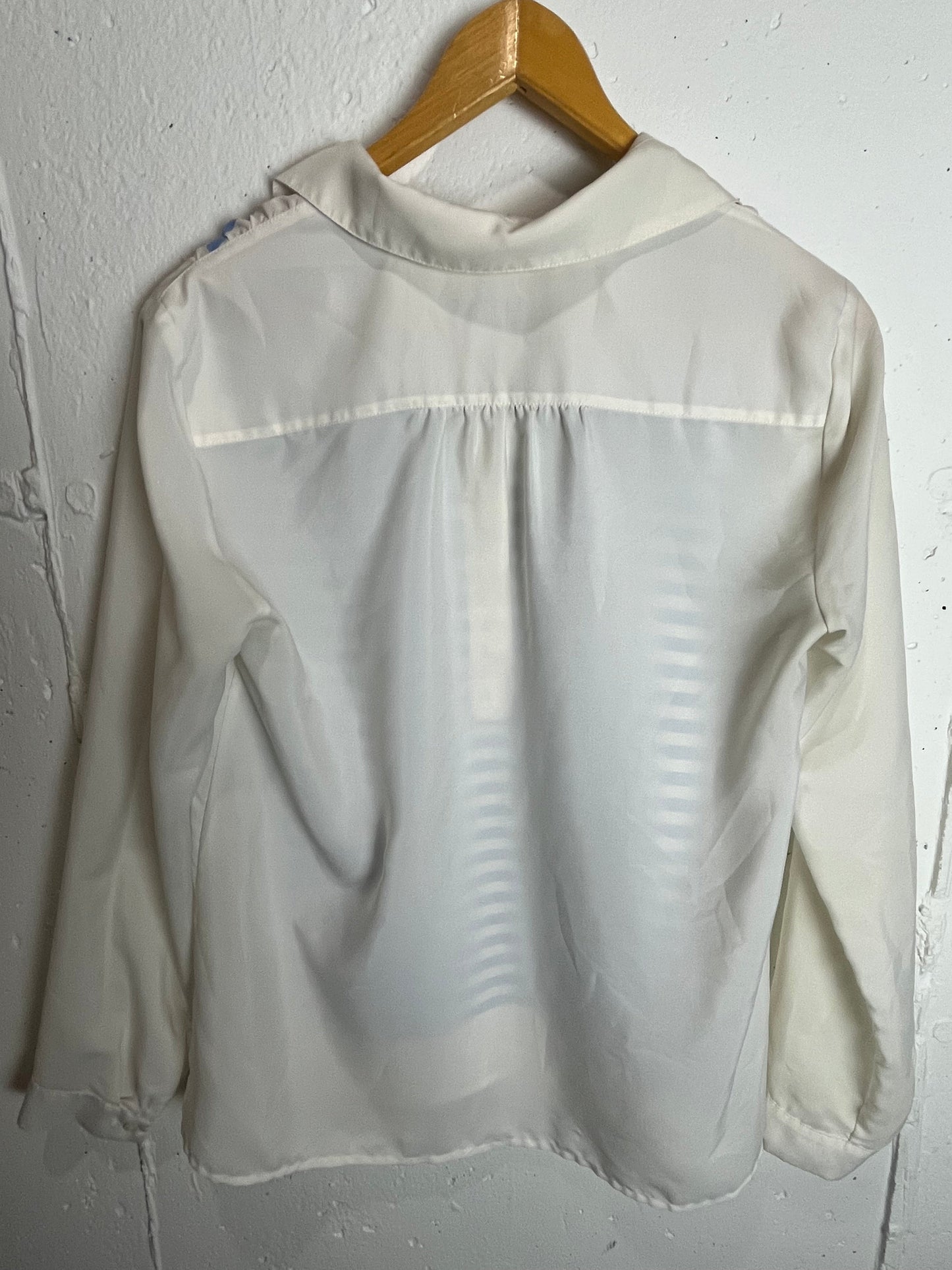 Seller  229 - J. Crew Blue and White Striped Button Up Small