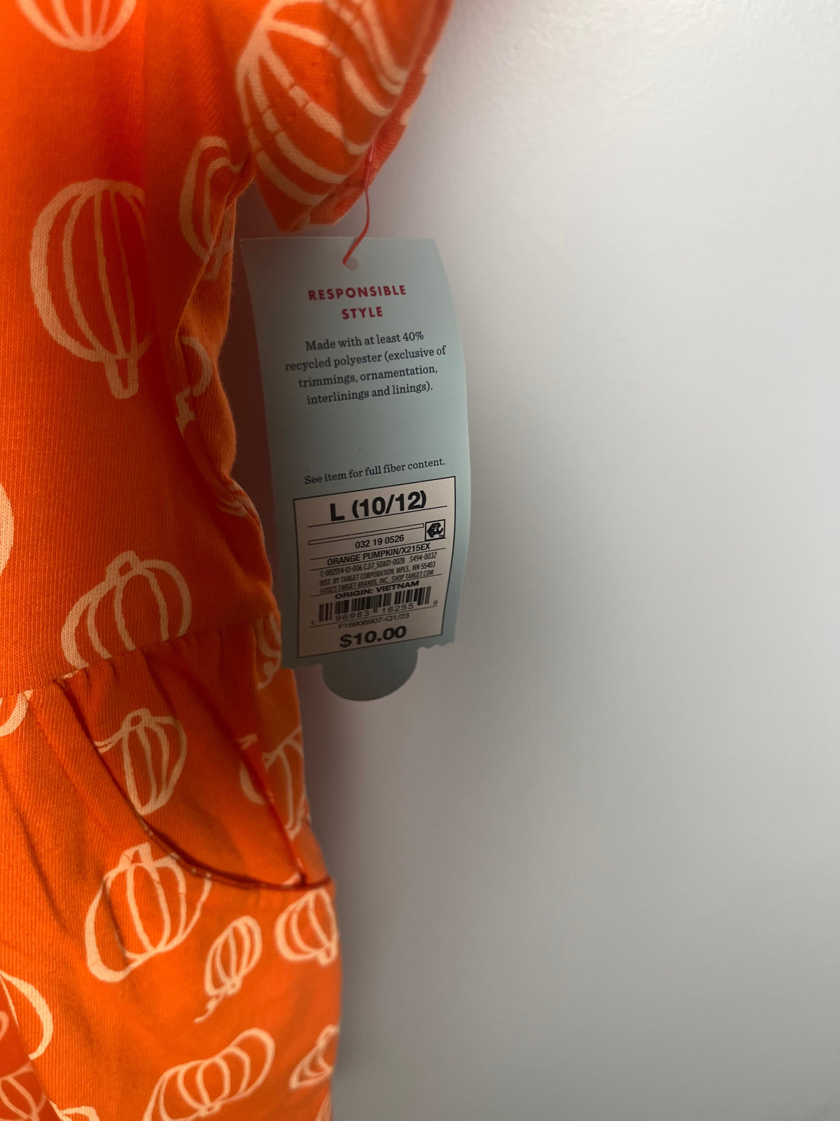 Seller #14 Girls 10/12 NWT Pumpkin Dress Cat & Jack